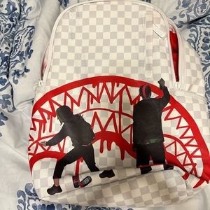 AUTHENTIC LEATHER SPRAYGROUND BACKPACK